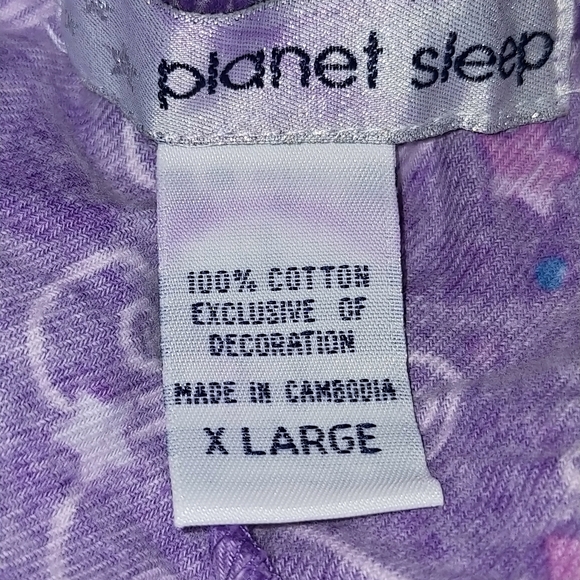 Planet Sleep Womens Sleep Pants Lounge  X Large - Picture 2 of 4